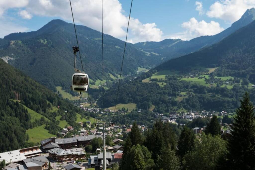 Les Cimes, Chaleureux Studio 4 Pers, 50M Du Telecabine, Vue Degagee Sur Les Pistes, Draps Non Compris Saint-Jean-dʼAulps Buitenkant foto