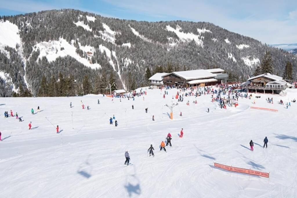 Les Cimes, Chaleureux Studio 4 Pers, 50M Du Telecabine, Vue Degagee Sur Les Pistes, Draps Non Compris Saint-Jean-dʼAulps Buitenkant foto